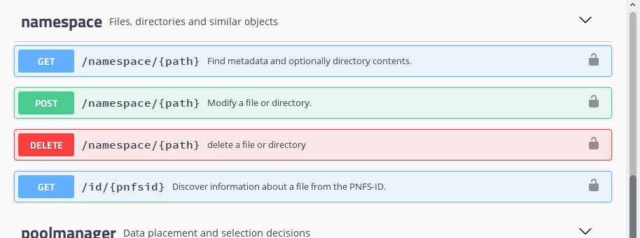 Overview of namespace operations